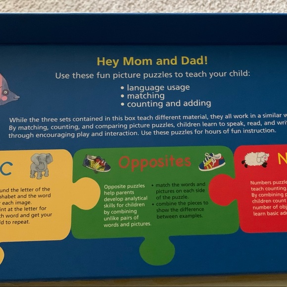 Early learning puzzle set flashcards - Picture 3 of 11